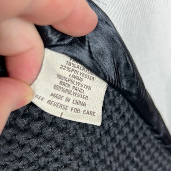 Indigo Saints Faux Fur Knit Vest Long Boho Shaggy Layering Piece Size Large - Picture 9 of 13